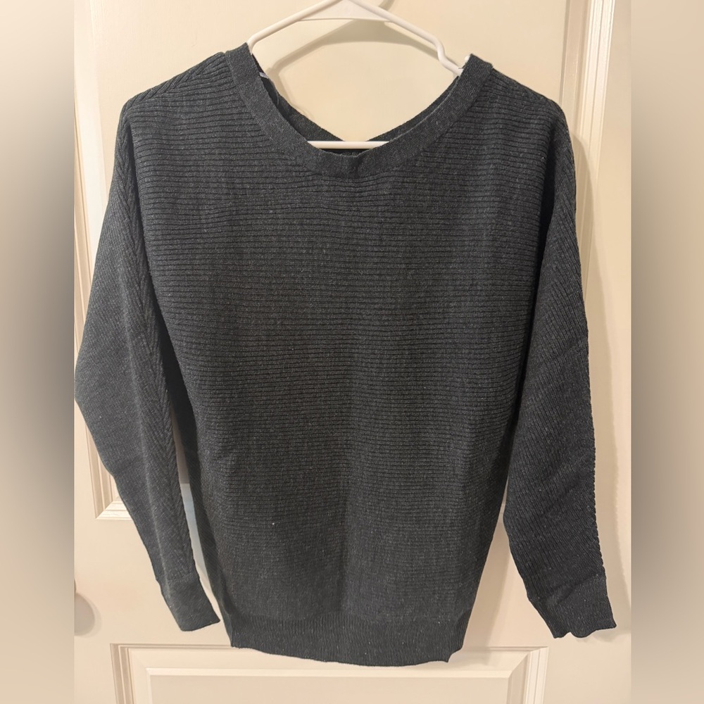 Philosophy Dark Gray Knit Sweater NWT small